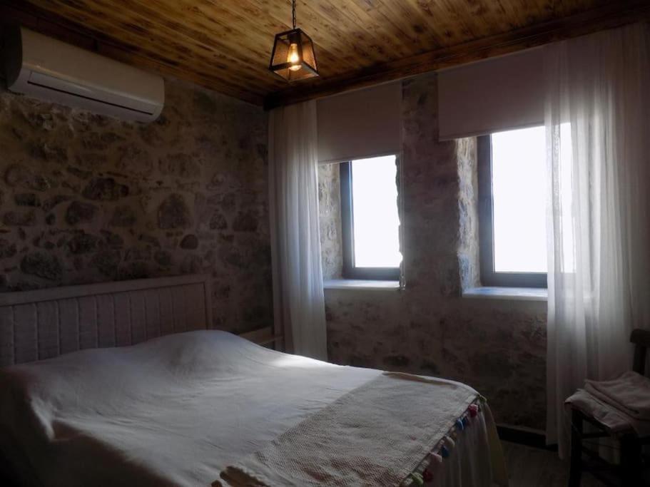 Villa Denize Sifir Restore Edilmis Ahsap Tavan Tas *